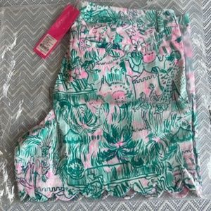 NWT Lilly Pulitzer Buttercup shorts in Bright Agate Green - size 10